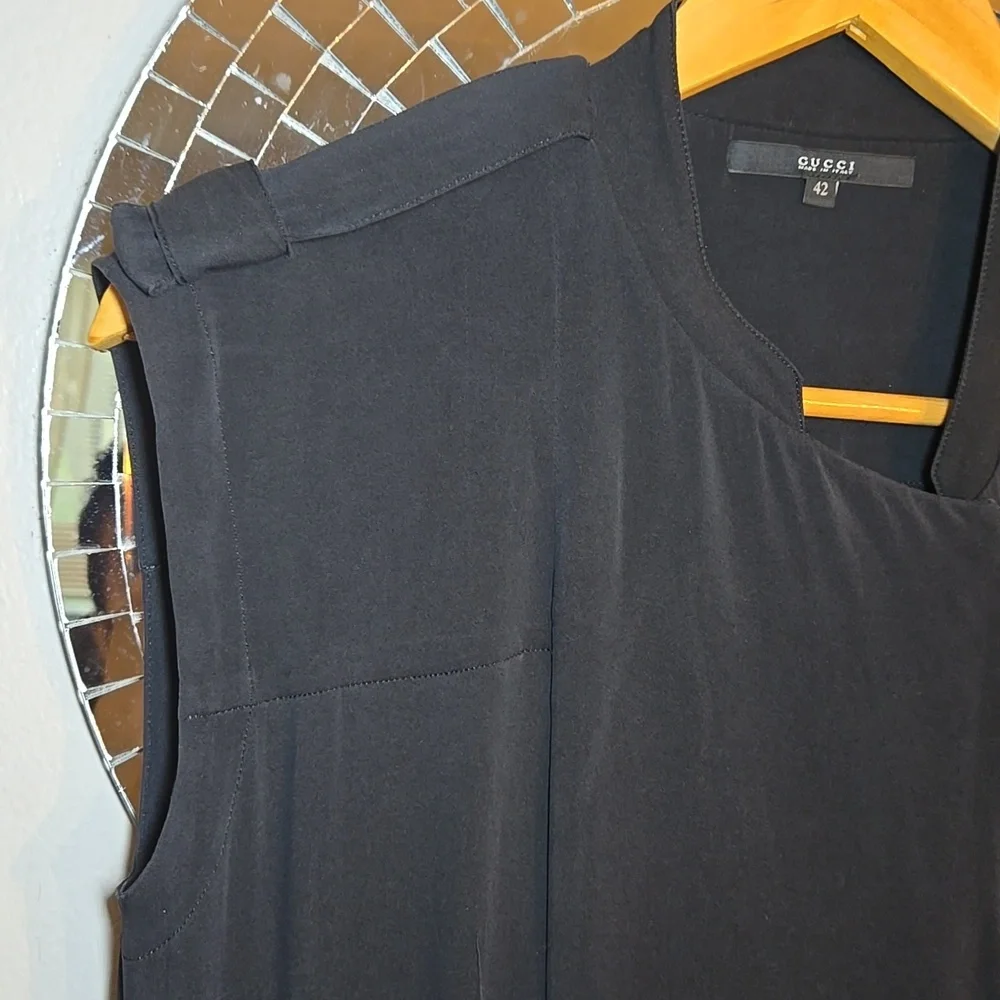 Gucci Sleeveless Silk Long Full Zip Vest - Picture 2 of 15